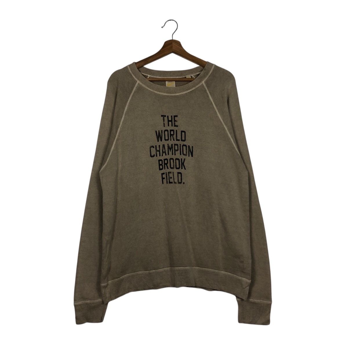 Japanese Brand 📌Vintage Sweatshirt Long Sleeve Barns Japan Big Logo Size US M / EU 48-50 / 2 - 2 Thumbnail