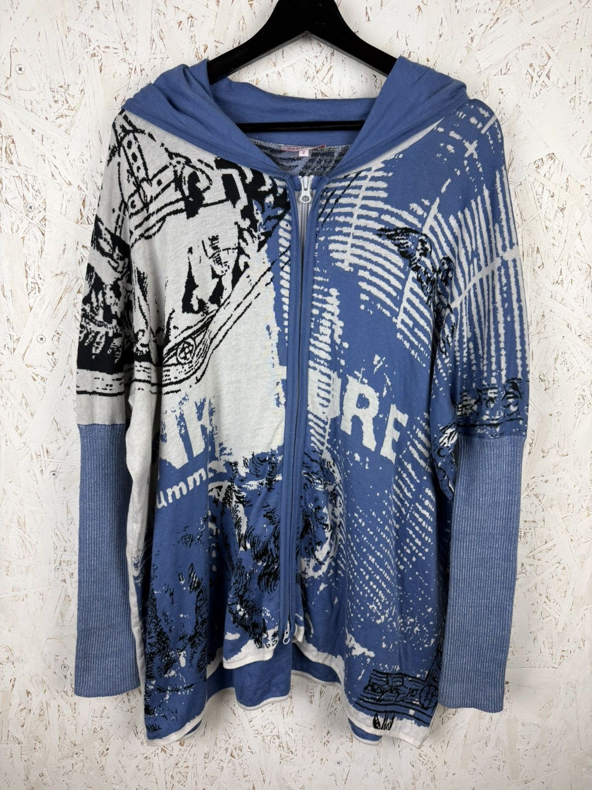 Vivienne Westwood Vivienne Westwood Red Label Oversized Allover Knit Hoodie Size M / US 6-8 / IT 42-44 - 1 Thumbnail