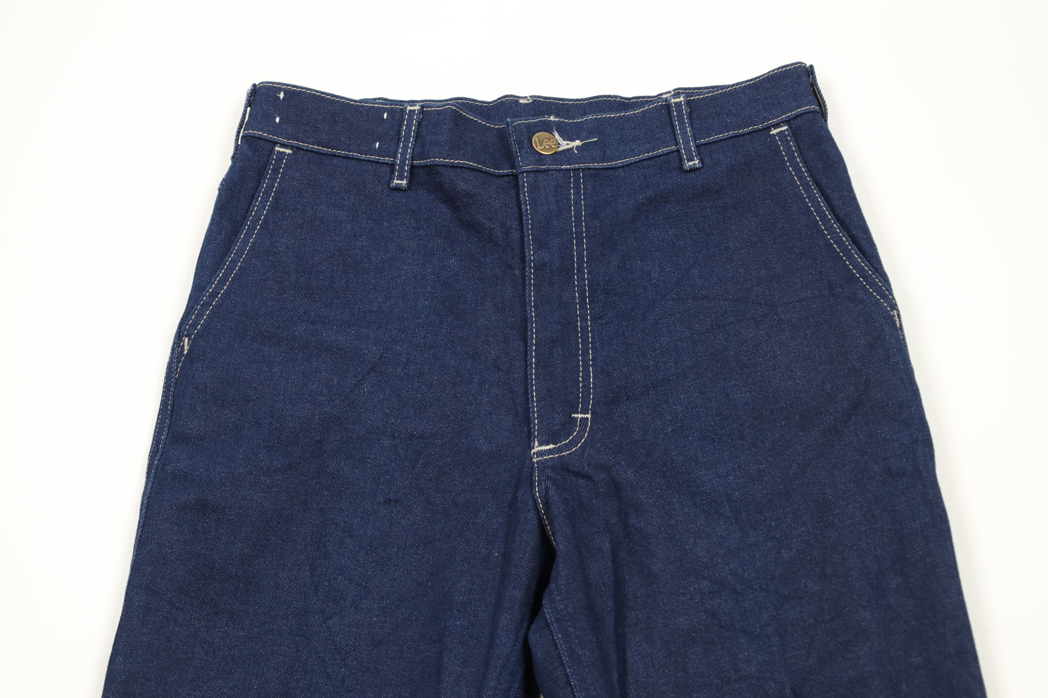 Lee × Vintage Vintage 80s 90s Lee Straight Leg Denim Jeans Indigo Blue USA Size US 30 / EU 46 - 2 Thumbnail