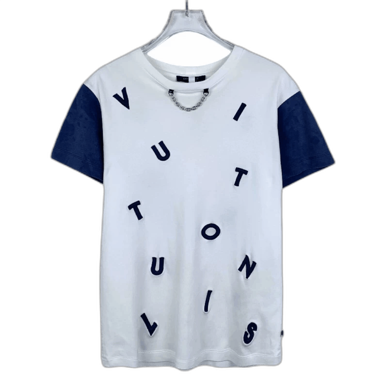 Louis Vuitton Louis Vuitton Logo Embroidered Cotton T-Shirt Size XS / US 0-2 / IT 36-38 - 1 Thumbnail