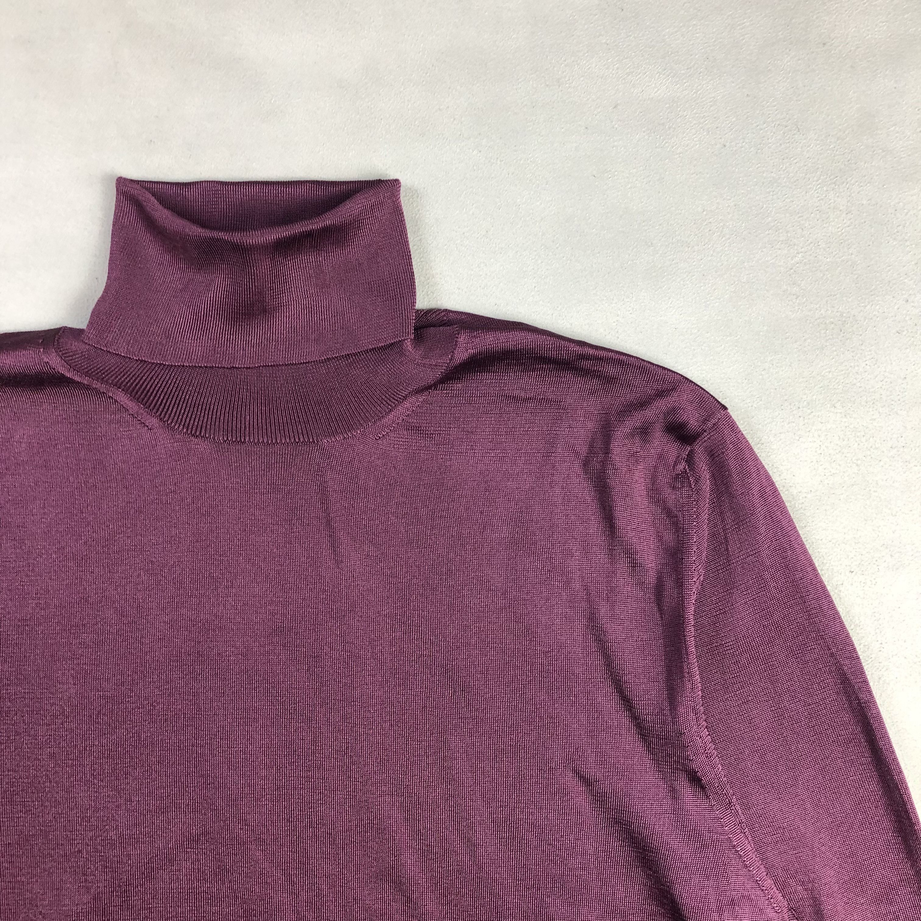 Hermes Hermes Silk Turtle Neck Sweater Size US L / EU 52-54 / 3 - 1 Thumbnail