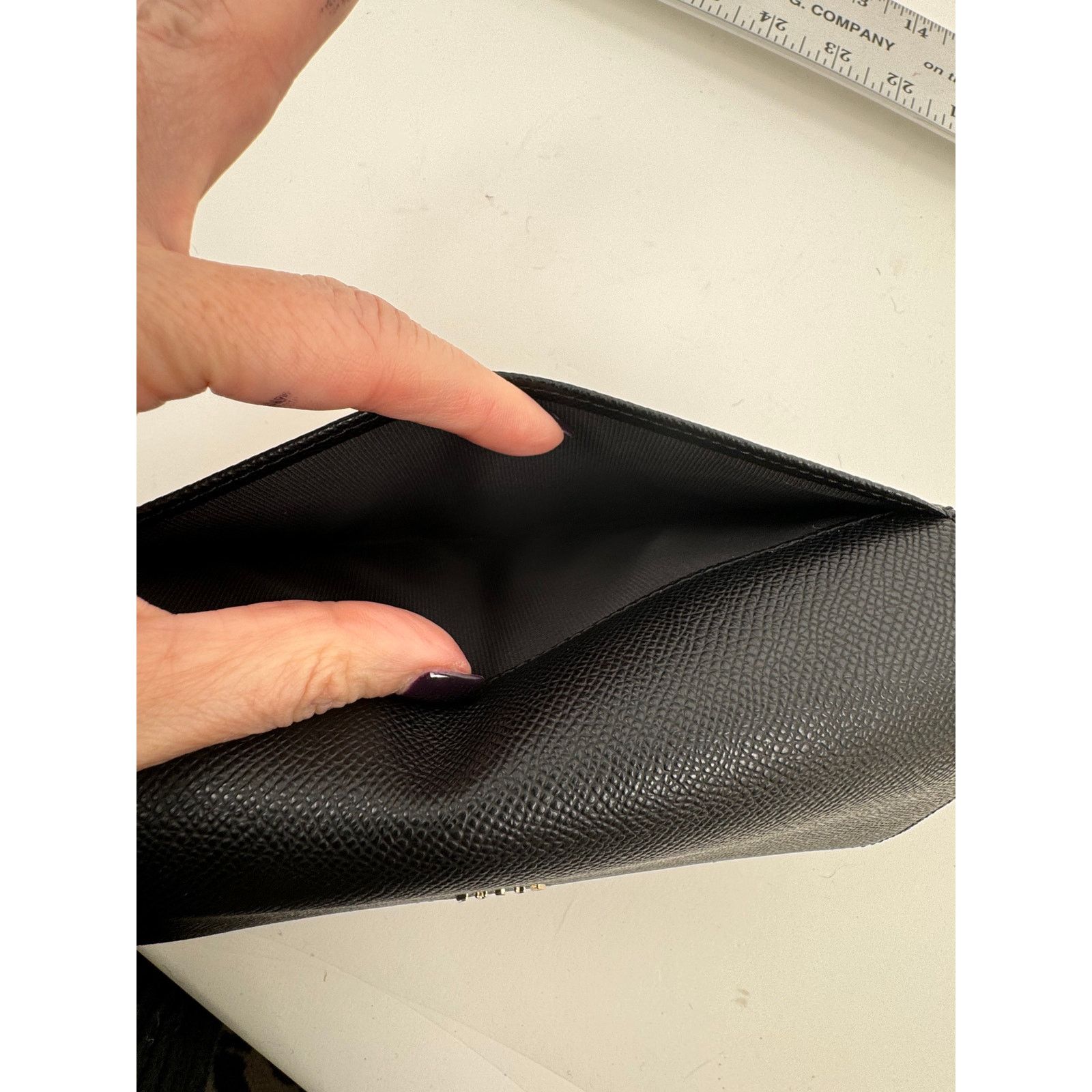 Furla Furla Black Pebble Grained Continental Trifold Wallet Size ONE SIZE - 5 Thumbnail