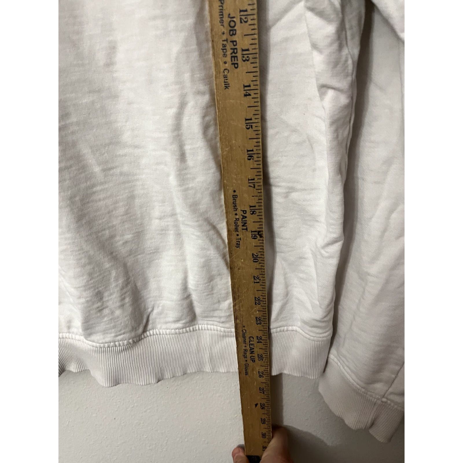 Calvin Klein Calvin Klein Jeans Sweatshirt Unisex Medium White Crew Long Sleeve Shirt Mens Size US M / EU 48-50 / 2 - 5 Thumbnail