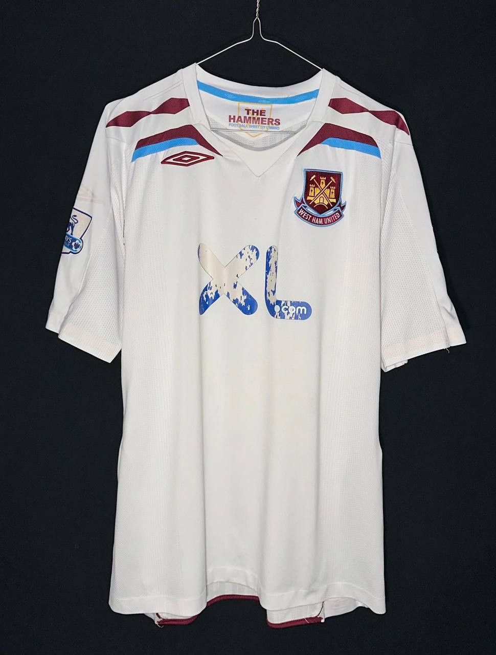 Umbro Umbro West Ham United 2007 2008 Home NOBLE football Jersey Size US L / EU 52-54 / 3 - 2 Thumbnail