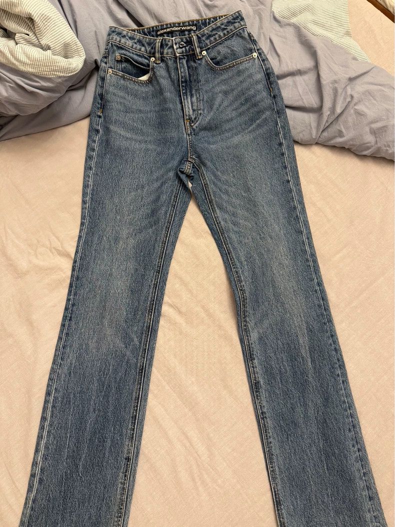 Alexander Wang Alexander Wang Straight Leg Jeans 25 Size 25" / US 0 / IT 36 - 1 Thumbnail