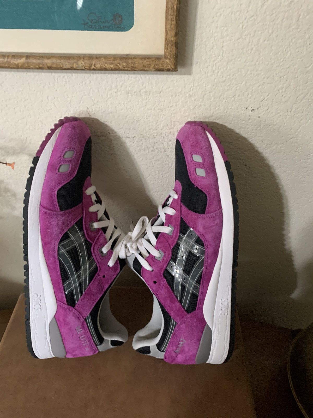 Asics × Awake NY ASICS Gel-Lyte 111 OG X Awake NY Black Pink Size US 12 / EU 45 - 9 Thumbnail