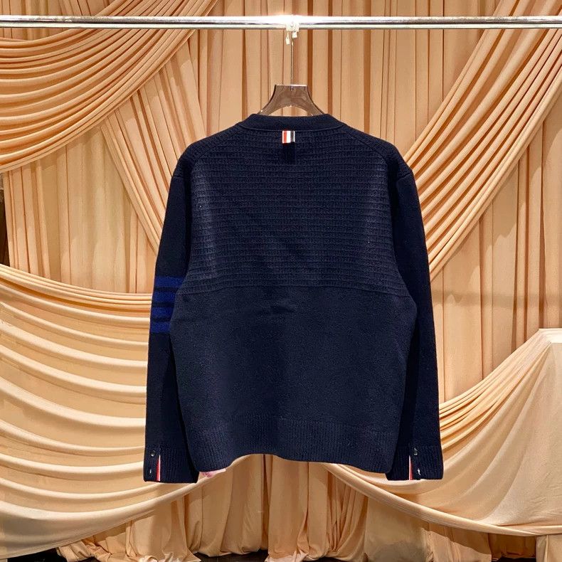 Thom Browne Thom Browne Wool knit cardigan Size US L / EU 52-54 / 3 - 2 Thumbnail