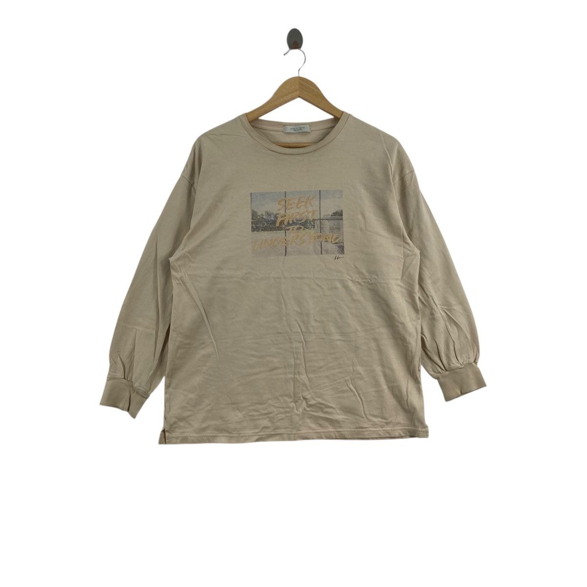 Vintage PUBLIC TOKYO AKITA Seek First To Understand Baggy Tee Shirt Size M / US 6-8 / IT 42-44 - 1 Thumbnail