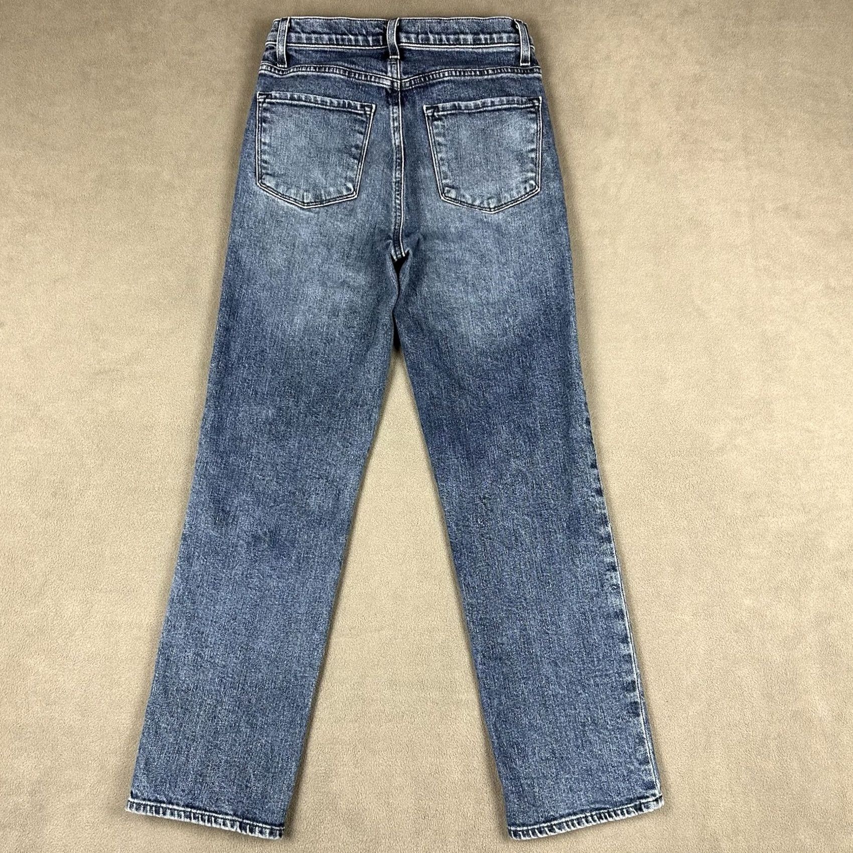 J Brand J Brand Jeans Women's 26 Blue Denim Jules Amica Straight Fit High Rise EUC Jeans Size 26" / US 2 / IT 38 - 2 Thumbnail