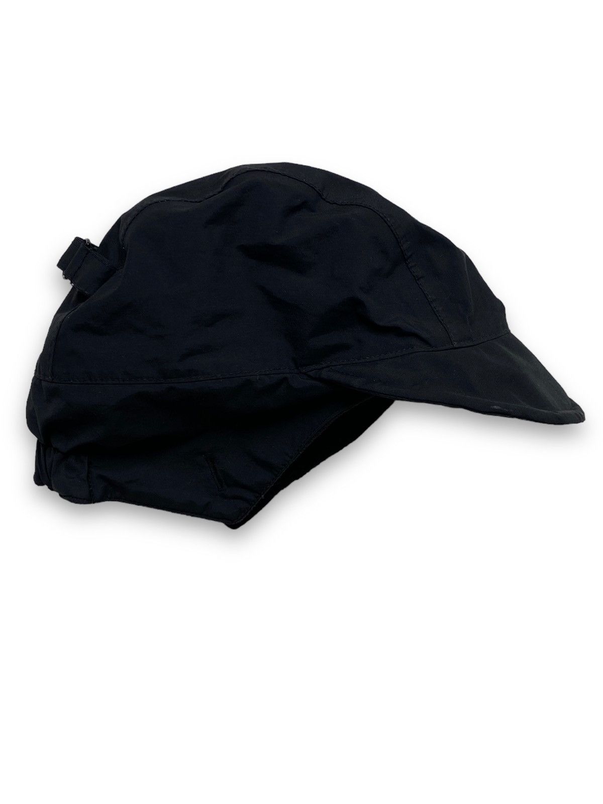 Vintage Vintage KEELA Black Nylon Hiking Shell Cap Size ONE SIZE - 2 Thumbnail
