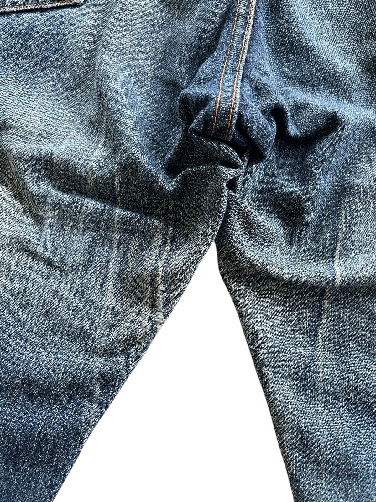 Japanese Brand Ripped Distressed GU Denim Size US 34 / EU 50 - 6 Thumbnail