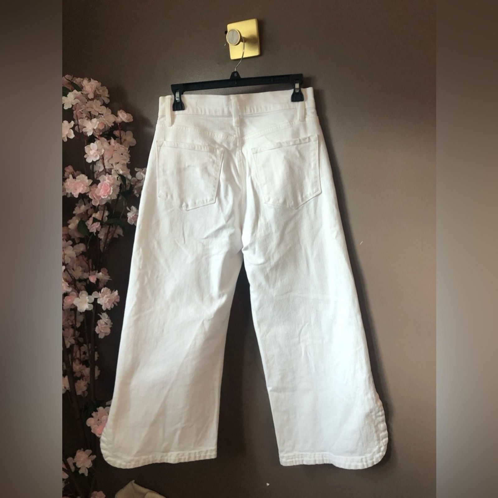 Frame Frame wide leg Jeans denim pants white le vintage Size 27" / US 4 / IT 40 - 6 Thumbnail