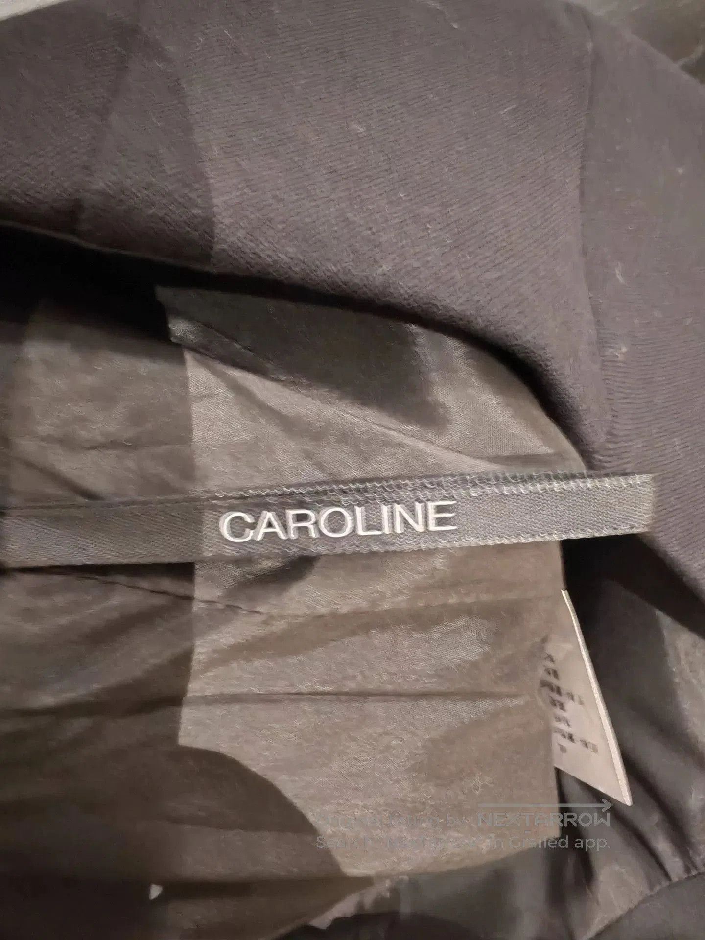 CAROLINE CONSTAS CAROLINE New Black Beaded Skirt Pants. Size 28" / US 6 / IT 42 - 7 Thumbnail