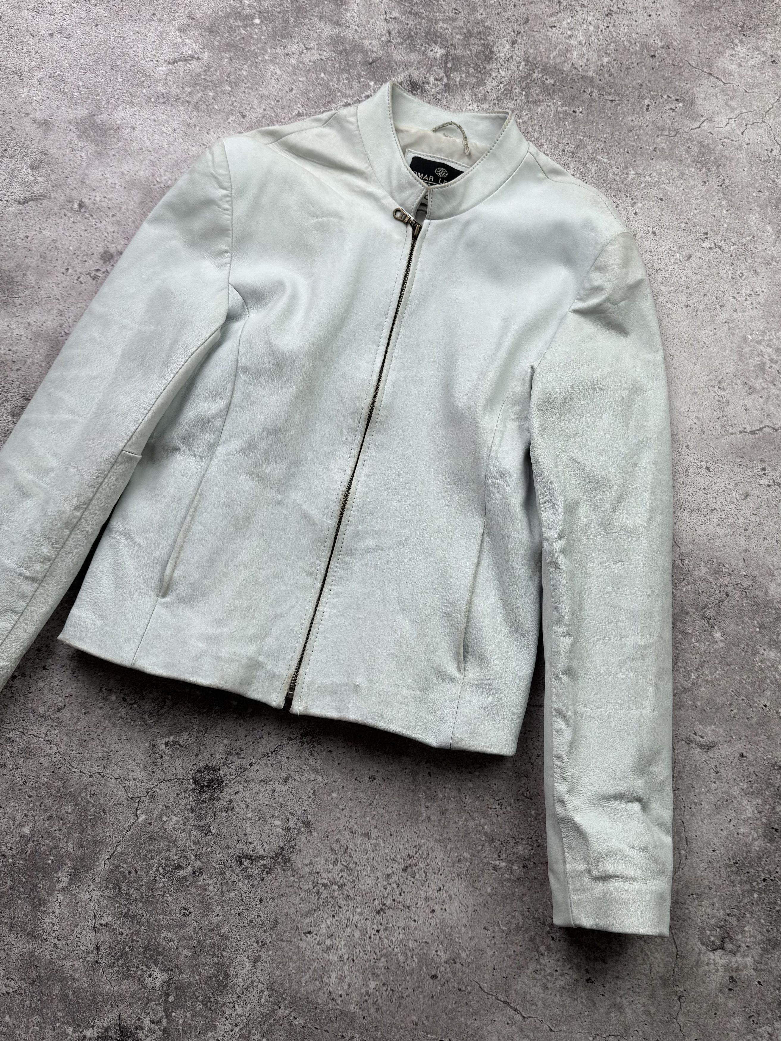 Japanese Brand Vintage Cropped Leather Jacket(V151)C647 Size M / US 6-8 / IT 42-44 - 3 Thumbnail