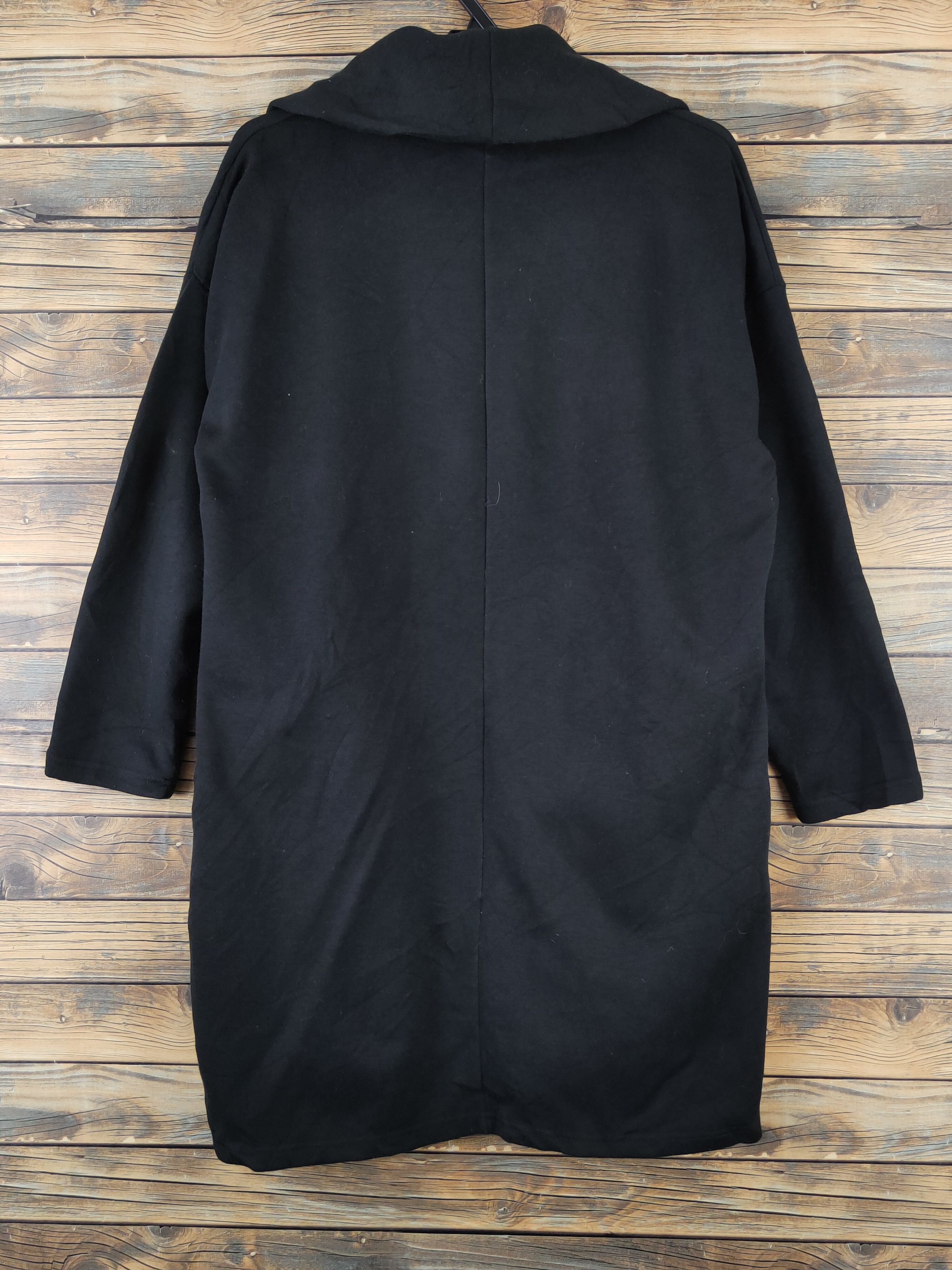 Japanese Brand × Vintage Avant Garde Fashion by Glacier Black Long Cardigan Size L / US 10 / IT 46 - 7 Thumbnail