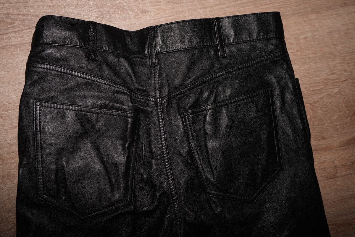 Celine Celine Leather Pants Flared 40 Size 27" / US 4 / IT 40 - 11 Thumbnail