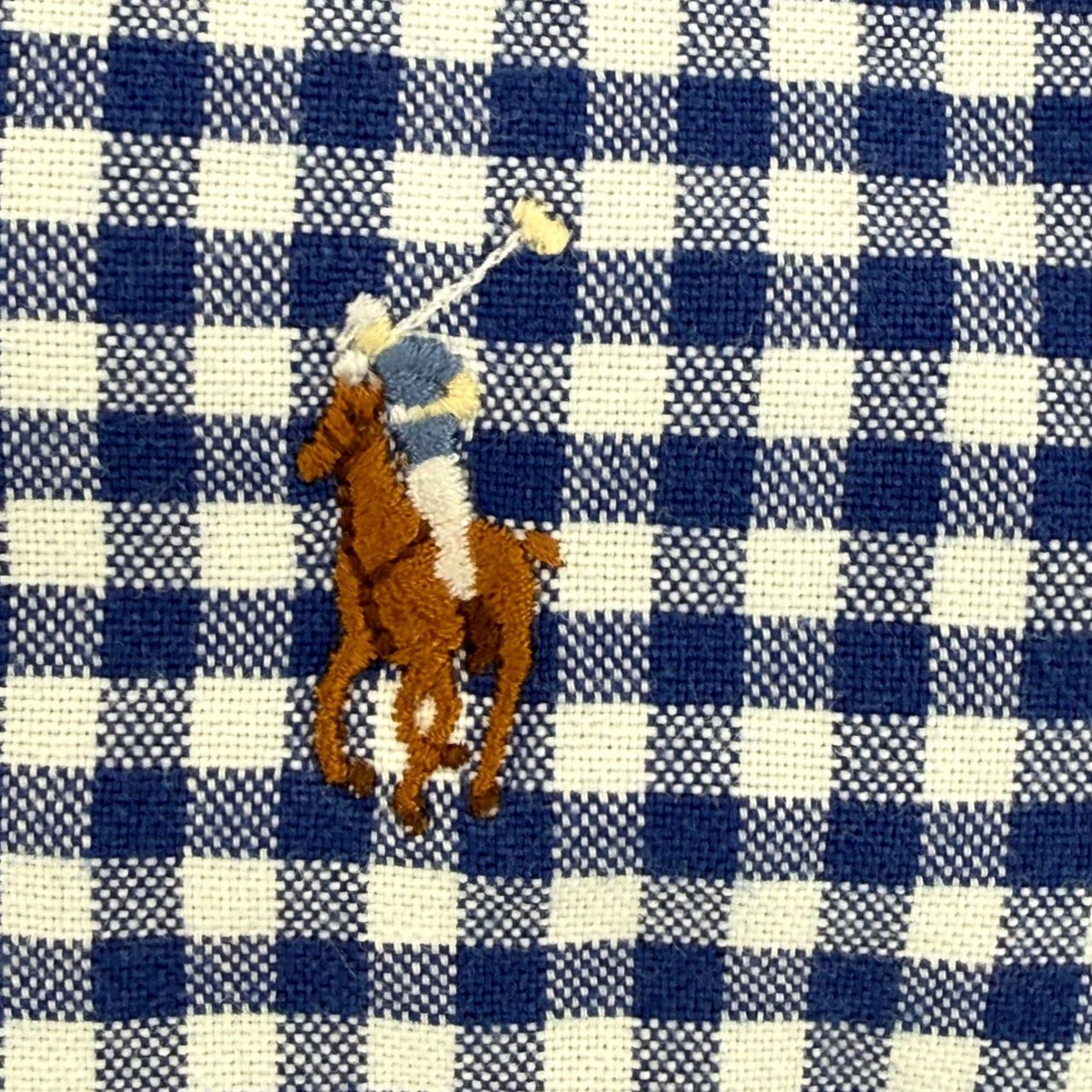 Ralph Lauren Ralph Lauren Mens Blue White Gingham Button-Down Shirt Size Medium Size US M / EU 48-50 / 2 - 6 Thumbnail