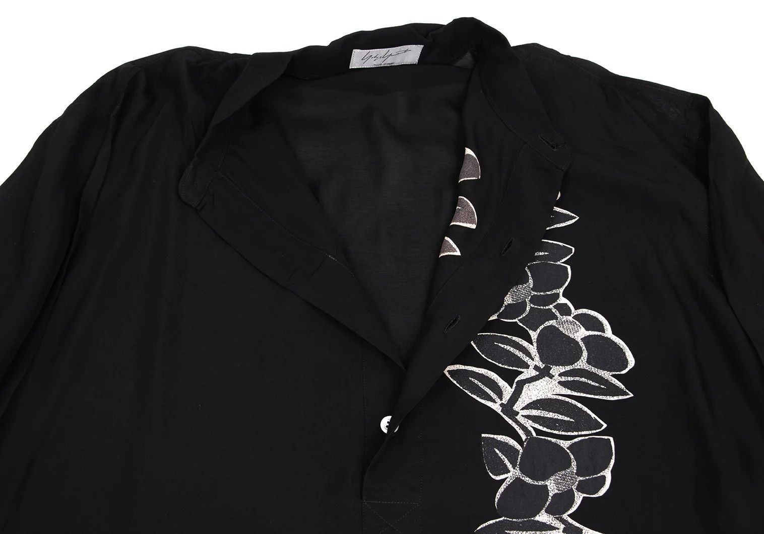 Yohji Yamamoto Yohji Yamamoto Floral Print Long Shirt Size US M / EU 48-50 / 2 - 5 Thumbnail
