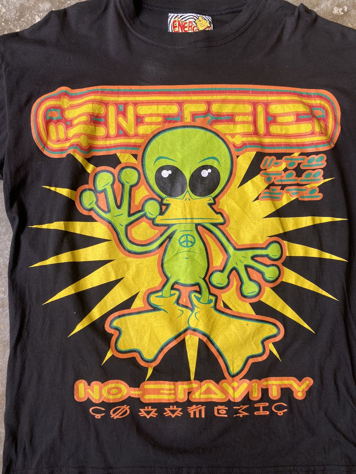 Energie Vintage 90s Energie Bad Comic Alien Workshop T Shirts Size US S / EU 44-46 / 1 - 2 Thumbnail