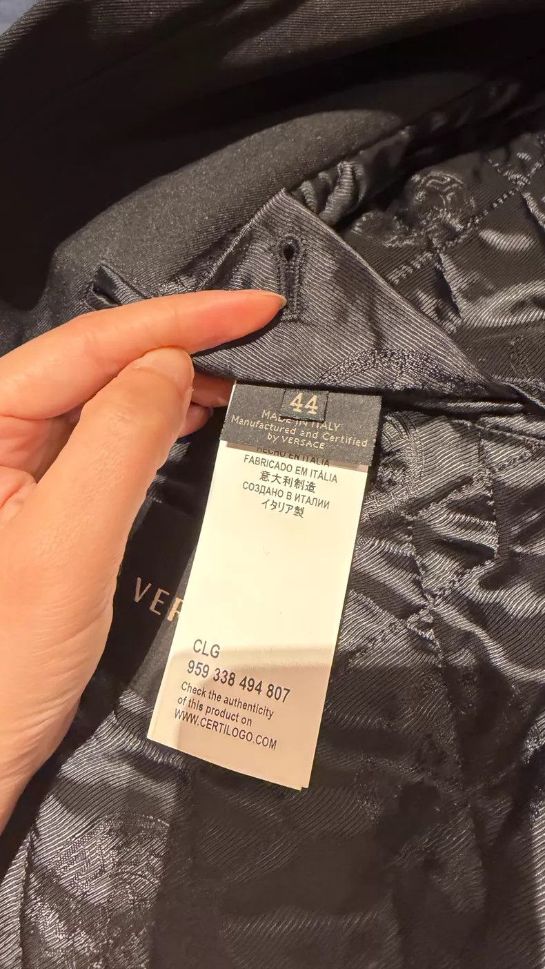 Versace Versace Men's leather jacket Size US S / EU 44-46 / 1 - 8 Thumbnail