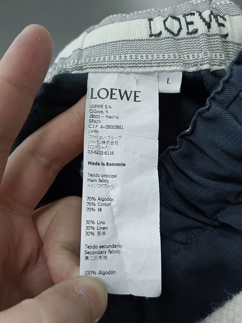 Loewe LOEWE sizeL Solid color slacks dark blue Size 31" - 4 Thumbnail