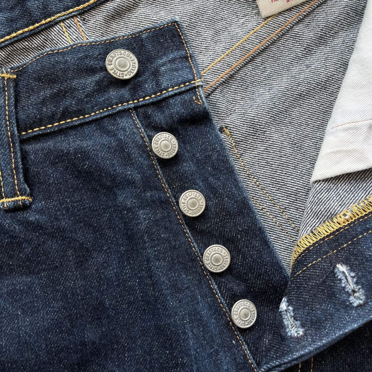 Evisu Evisu No.4 Daicock Selvedge Jorts Size US 30 / EU 46 - 14 Thumbnail