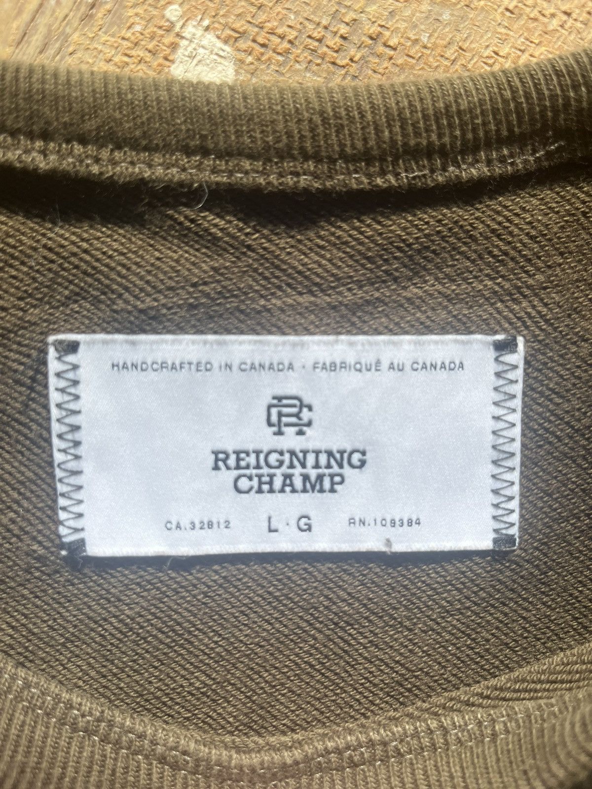 Reigning Champ Reigning champ crew neck Size US M / EU 48-50 / 2 - 3 Thumbnail