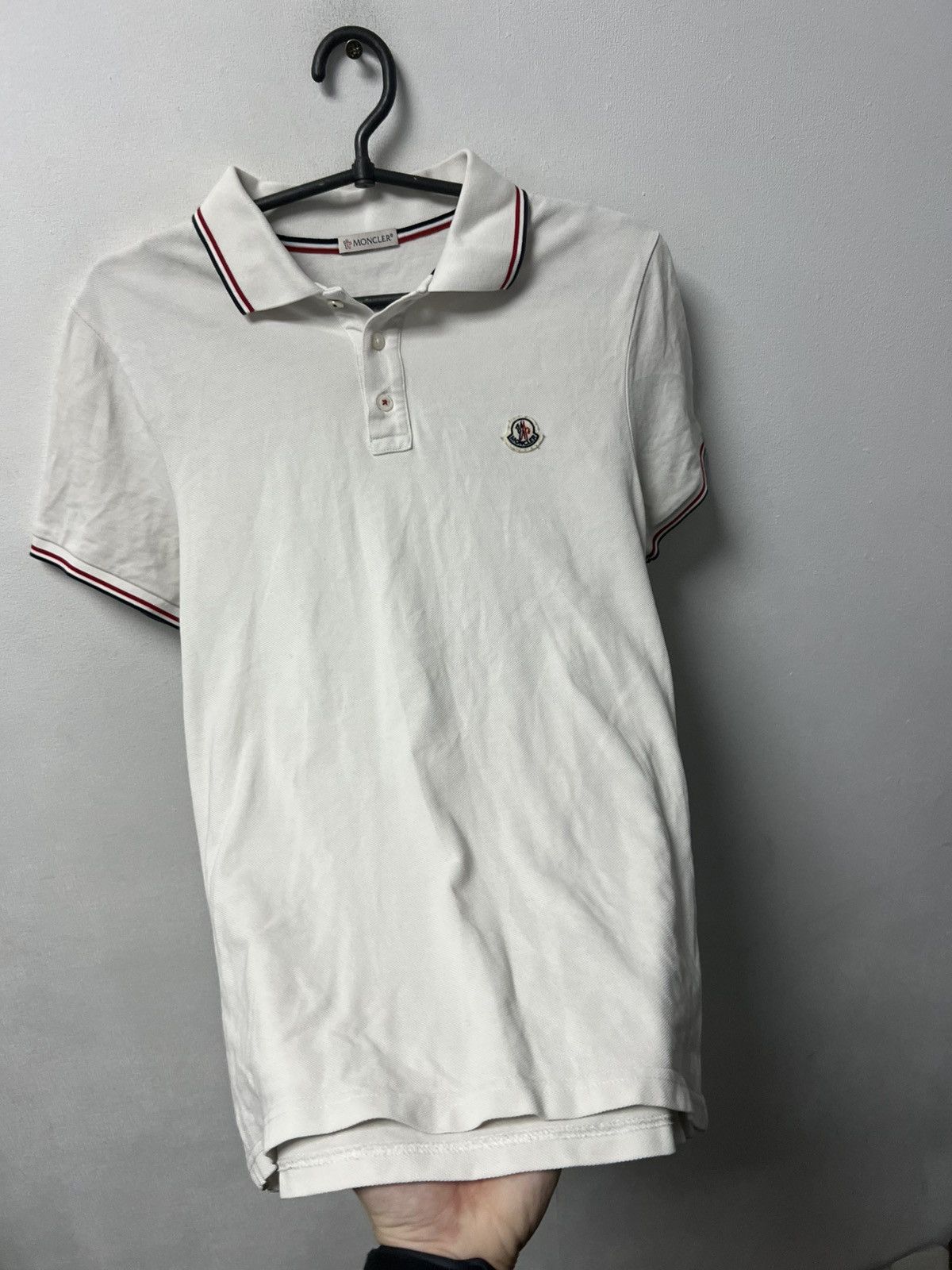 Moncler Moncler Lixury Polo T-Shirt Size S Rare Size US S / EU 44-46 / 1 - 8 Thumbnail