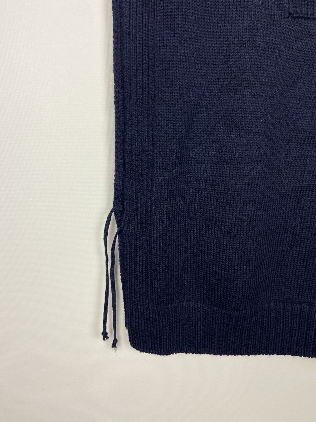 Designer × Fabiana Filippi Fabiana Filippi Sleeveless Roll-Neck Vest Blue Women’s Wool Size L / US 10 / IT 46 - 6 Thumbnail