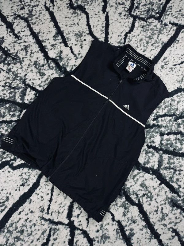Adidas Vintage Adidas 90s Sports Vest Black White L Size US L / EU 52-54 / 3 - 2 Thumbnail