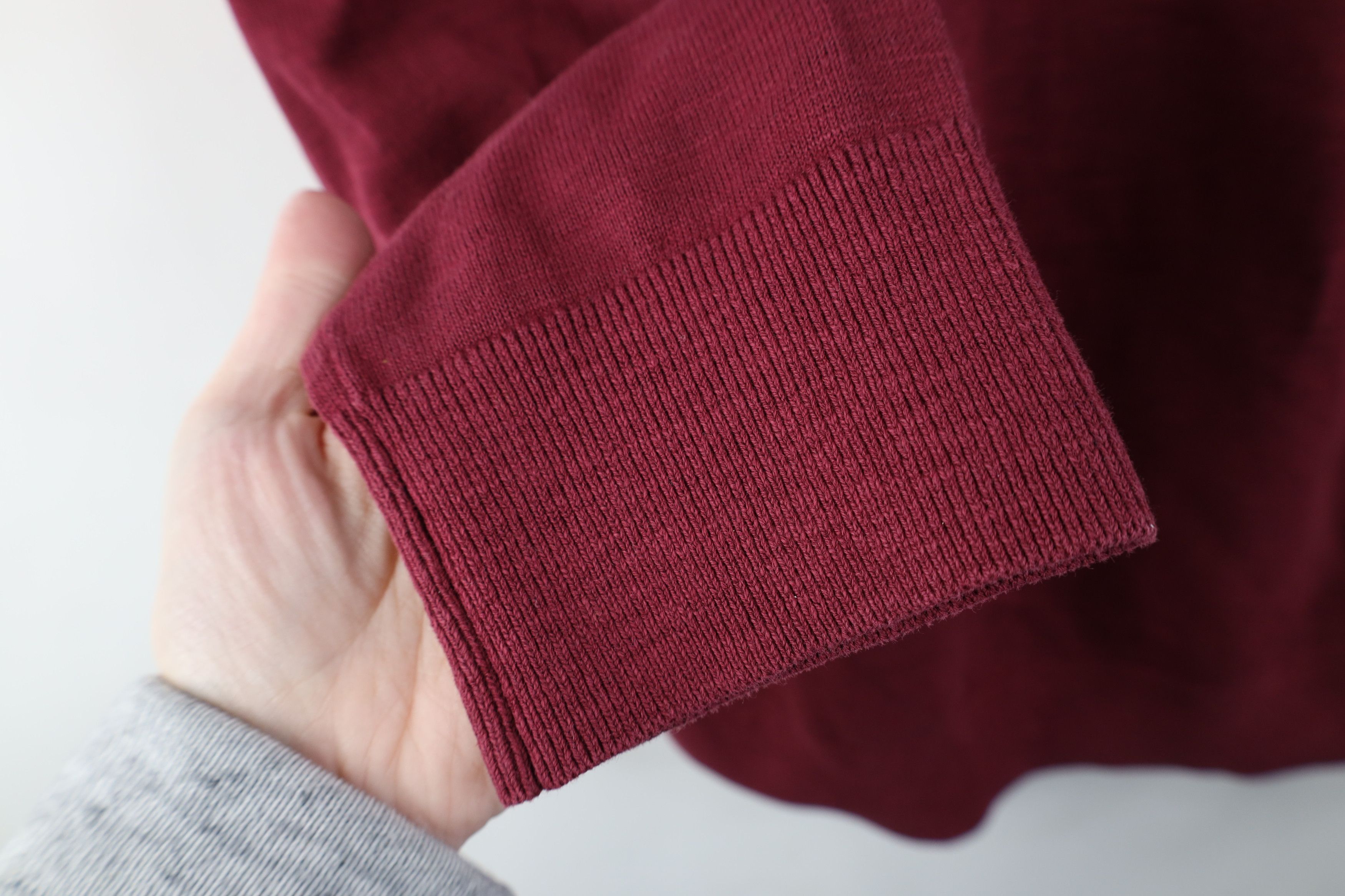 Banana Republic New Banana Republic Cotton Slub Knit Pocket Sweater Red Size US L / EU 52-54 / 3 - 8 Thumbnail