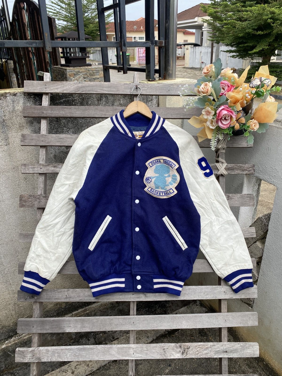 Japanese Brand Vintage Varsity Jacket - Shodai Size US M / EU 48-50 / 2 - 2 Thumbnail