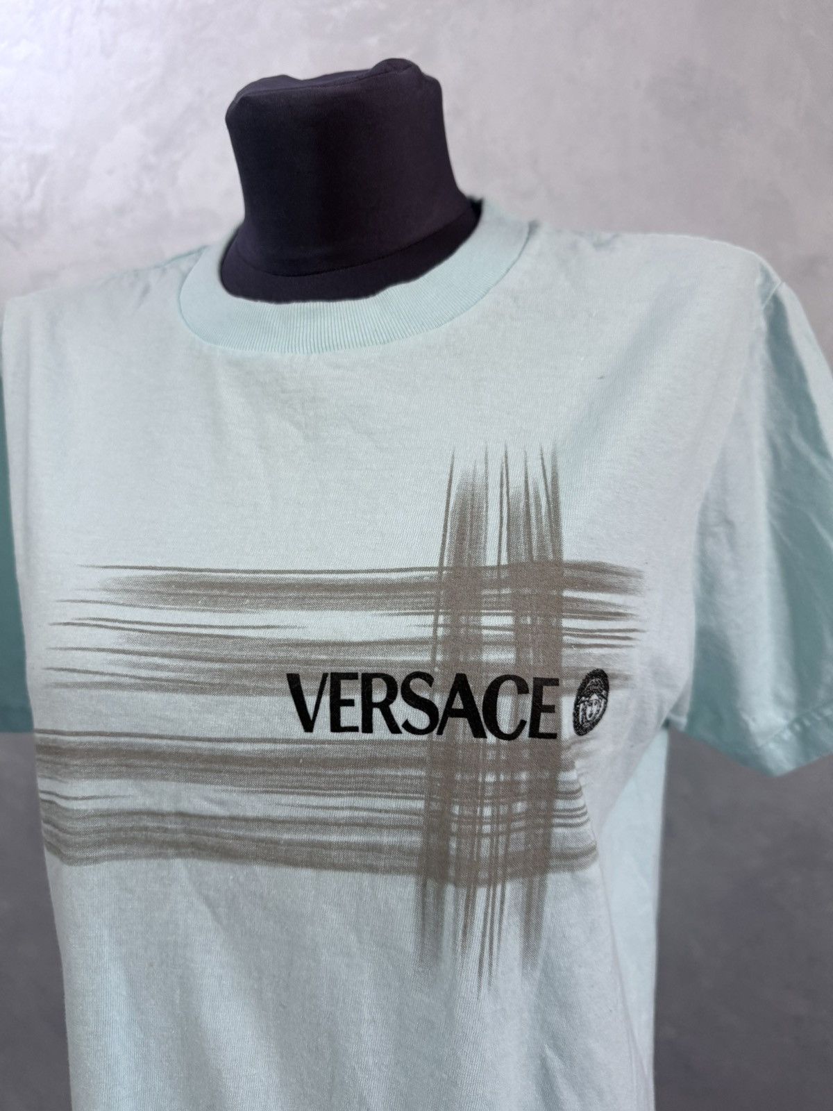 Versace Rare Vintage Versace Jeans Couture T-Shirt Blue Medusa Logo Size M / US 6-8 / IT 42-44 - 3 Thumbnail