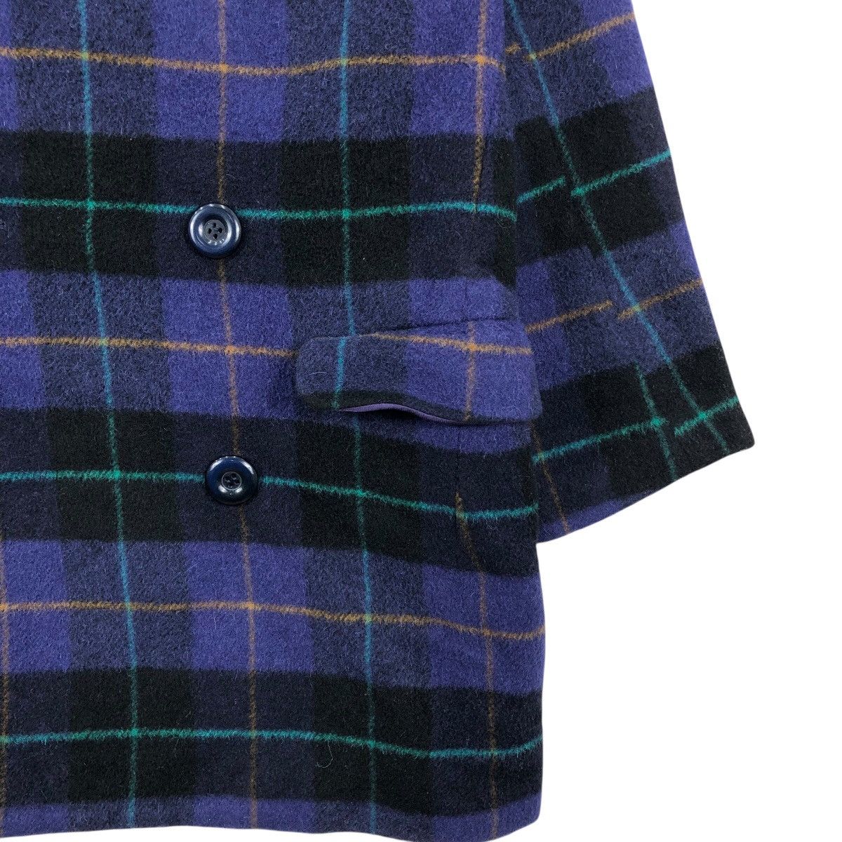 Burberry Vintage BURBERRYS LONDON ENGLAND Checkered Breasted Blazer Size 44L - 4 Thumbnail