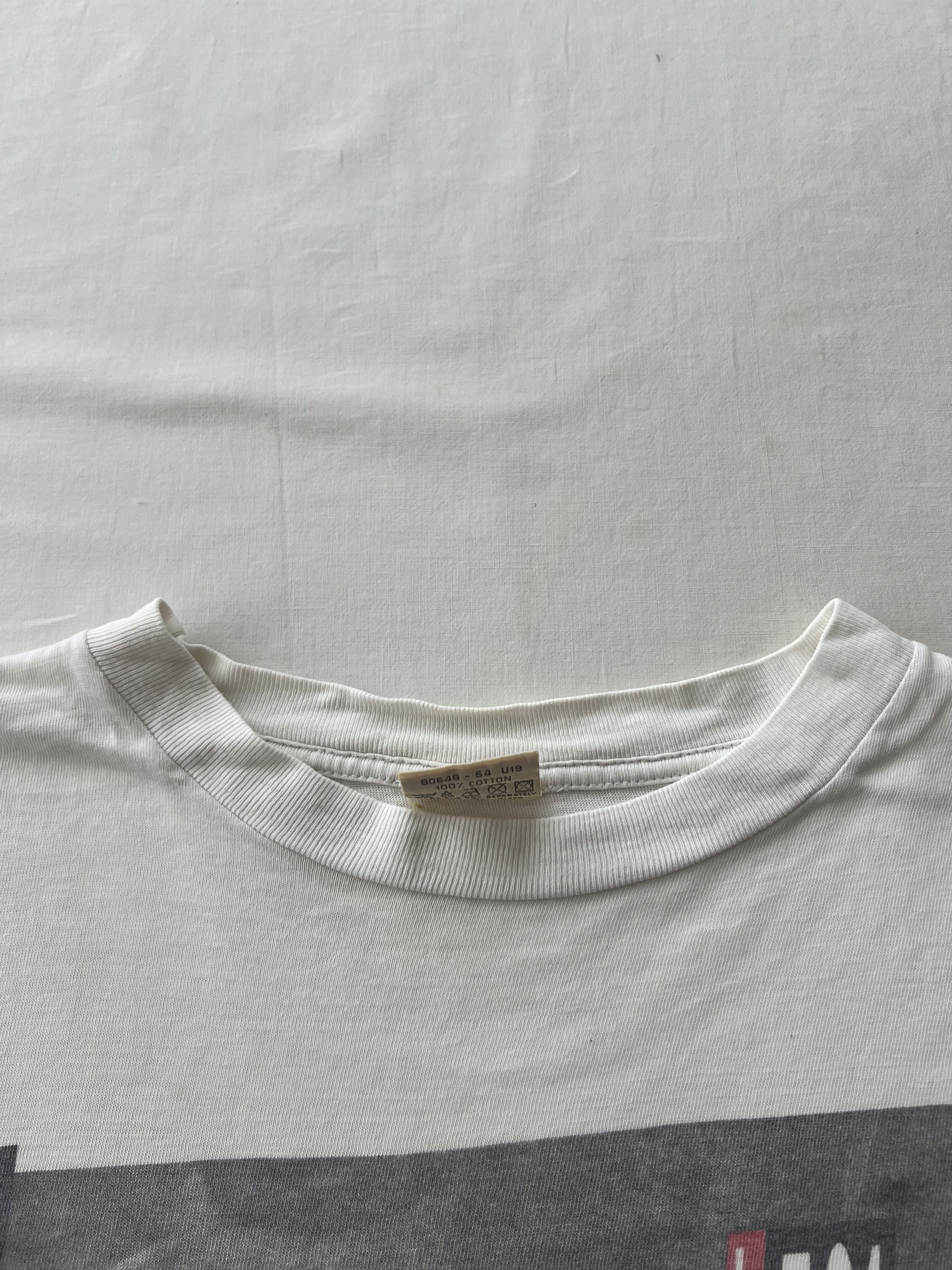 Levi's Vintage 90s Levis 501 Sexy Girl Promo White T-shirt Size US L / EU 52-54 / 3 - 12 Thumbnail