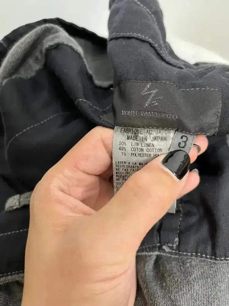 Yohji Yamamoto Sz 3 Yohji Yamamoto Y's 90s Linen Washed Trousers Size US 34 / EU 50 - 6 Thumbnail