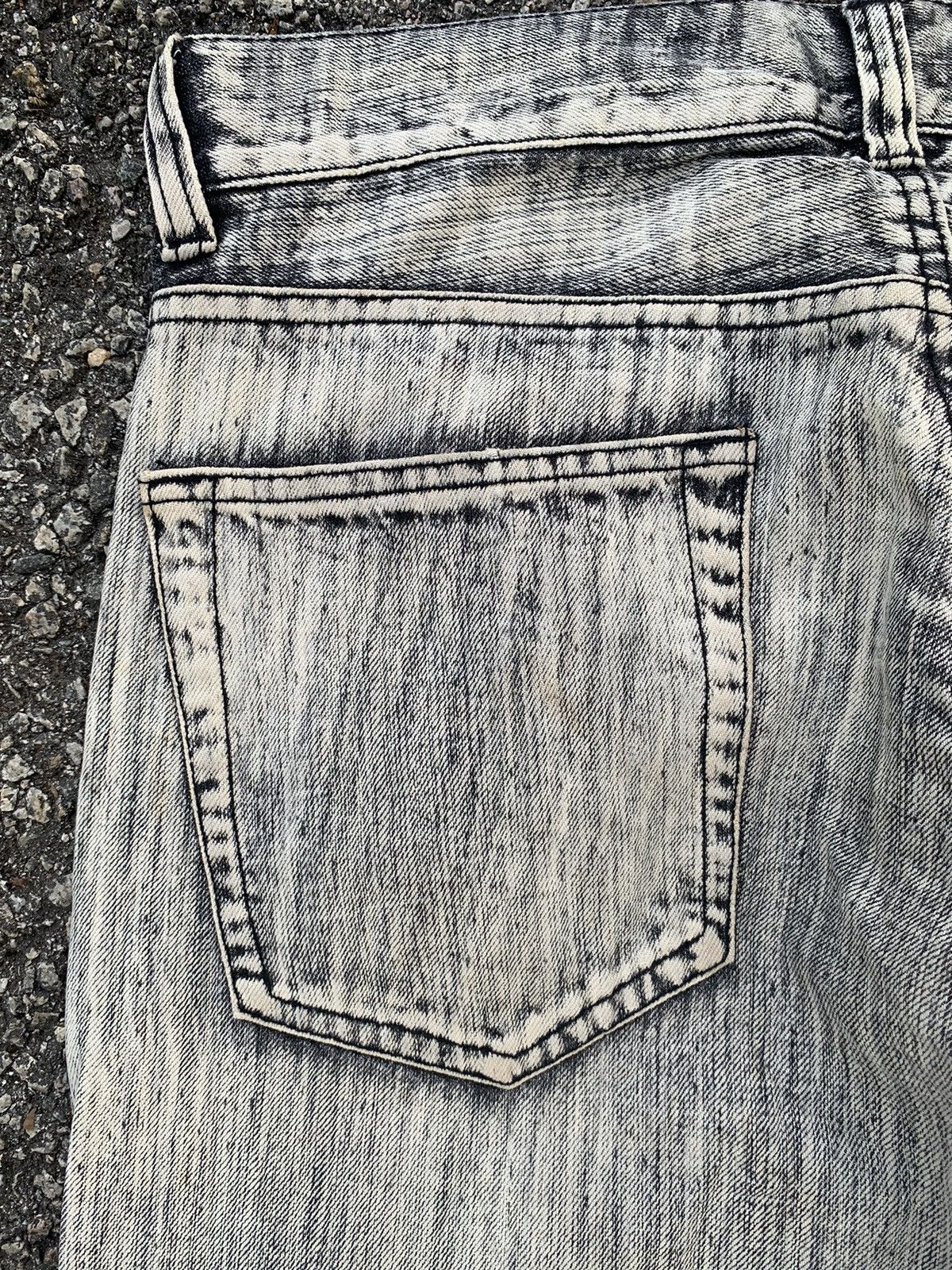 If Six Was Nine × Japanese Brand × Le Grande Bleu (L.G.B.) FLARE IMPULSE PLEASURE FUNNY DEVIL SKULL DISTRESSED PANTS☠️🎌 Size US 33 - 14 Thumbnail