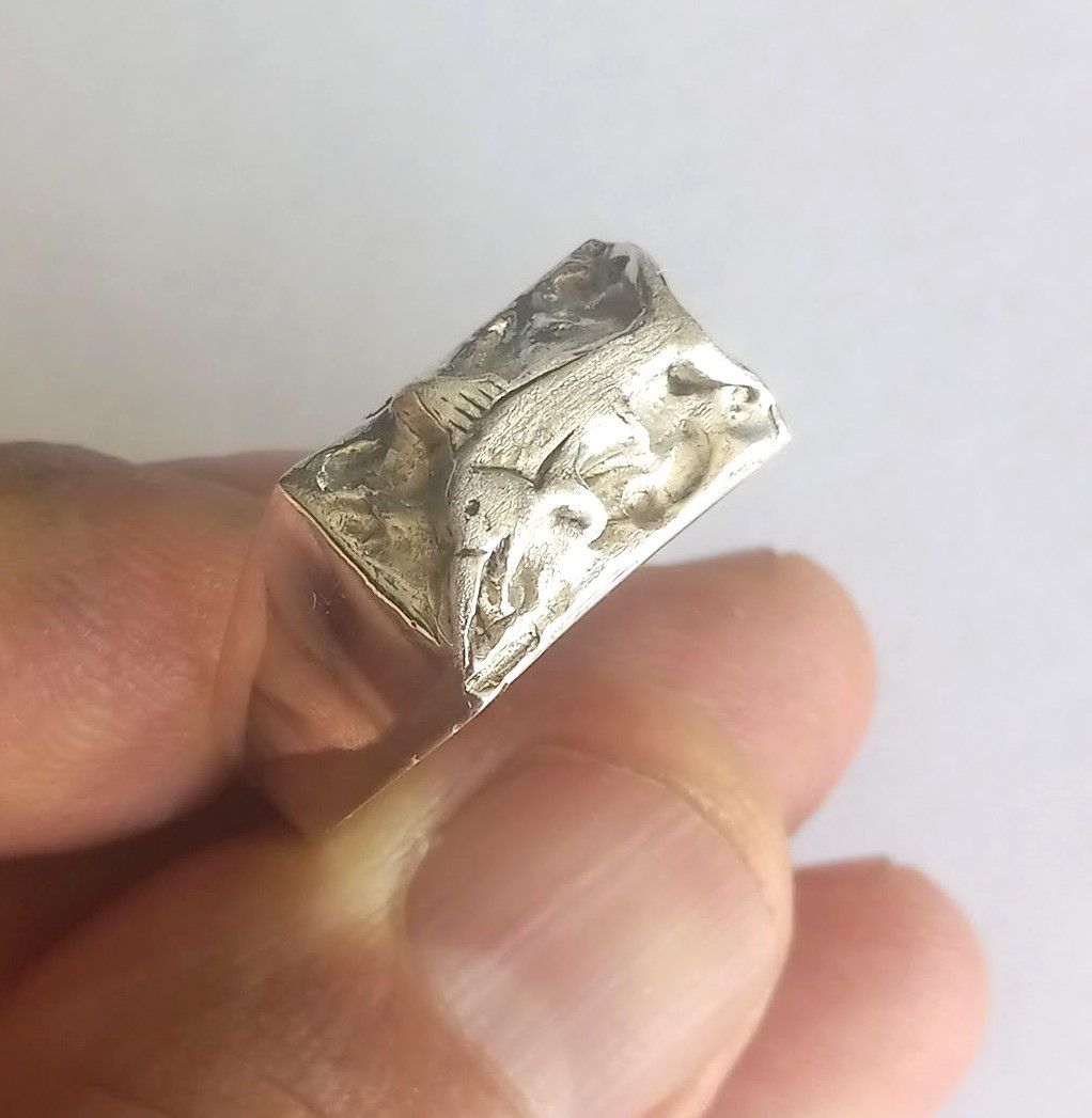 Other Men's sterling silver .925 stamped swordfish design Size ONE SIZE - 4 Thumbnail