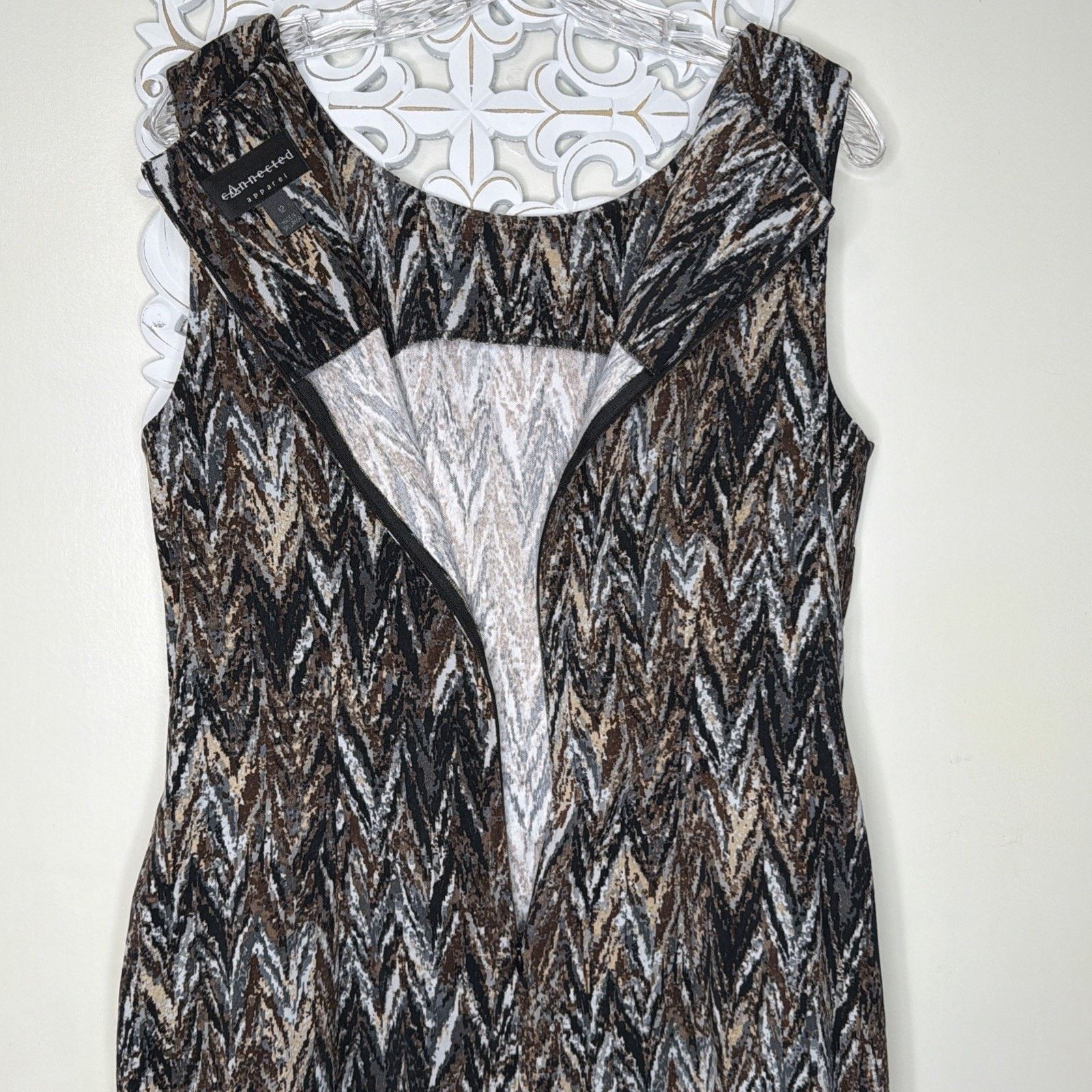 Other Connected Apparel size 12 Sheath DRESS Capsule Wardrobe Size XL / US 12-14 / IT 48-50 - 10 Thumbnail