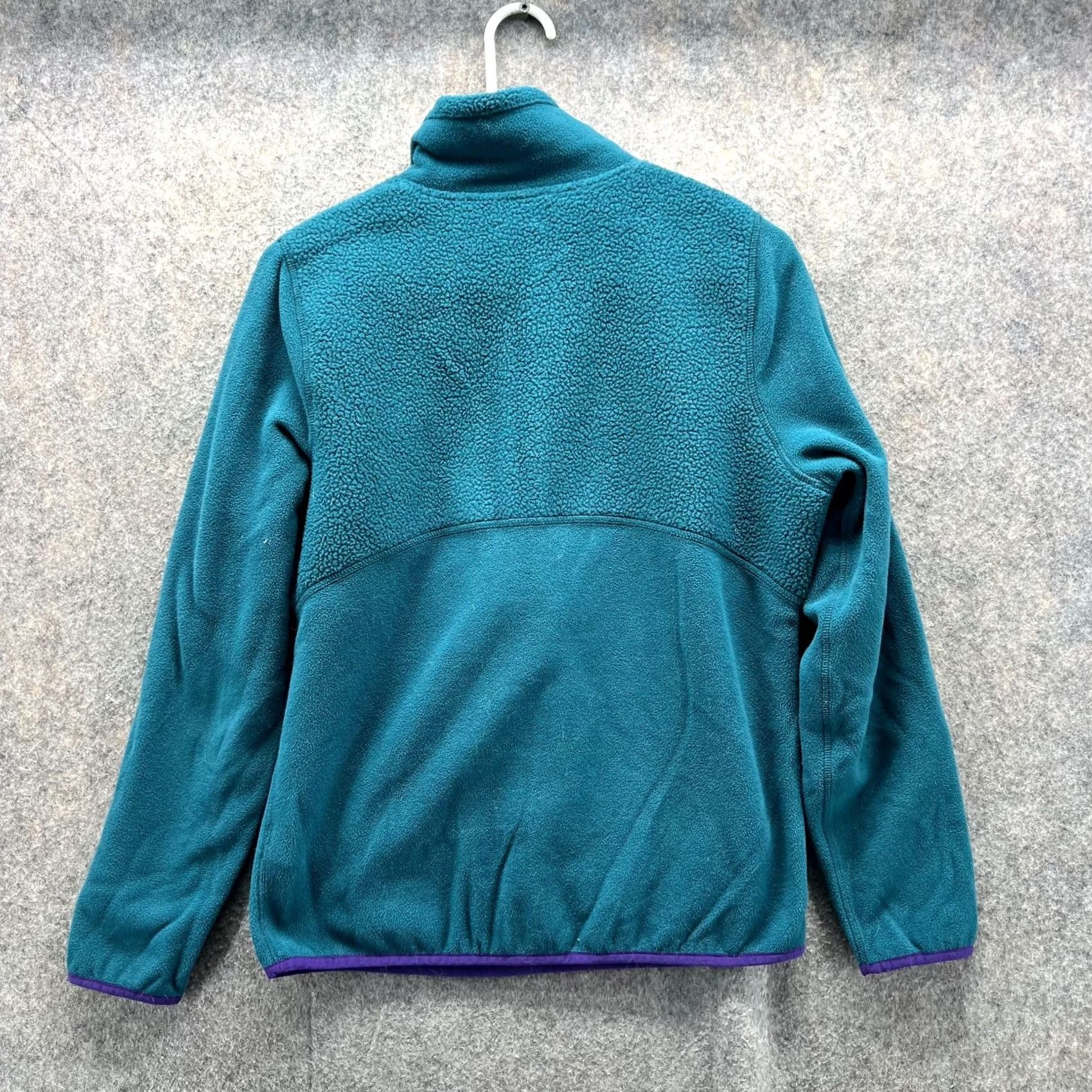 Vintage VINTAGE LL Bean Sweater Women Small Teal Blue 1/2 Zip Fleece Pullover Winter Holiday Shirts Mens Womens Size S / US 4 / IT 40 - 2 Thumbnail