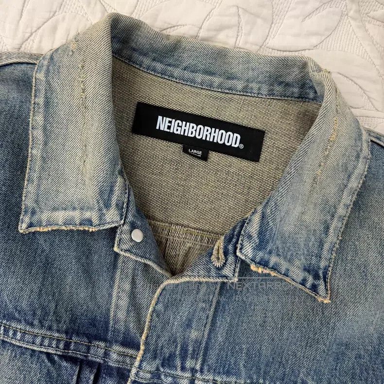 Neighborhood Neighborhood Distressed Denim Jacket Size US L / EU 52-54 / 3 - 5 Thumbnail