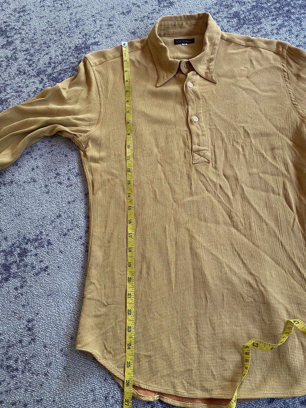 Issey Miyake × Japanese Brand × Tete Homme Tete Homme issey miyake polo shirt Size US M / EU 48-50 / 2 - 8 Thumbnail
