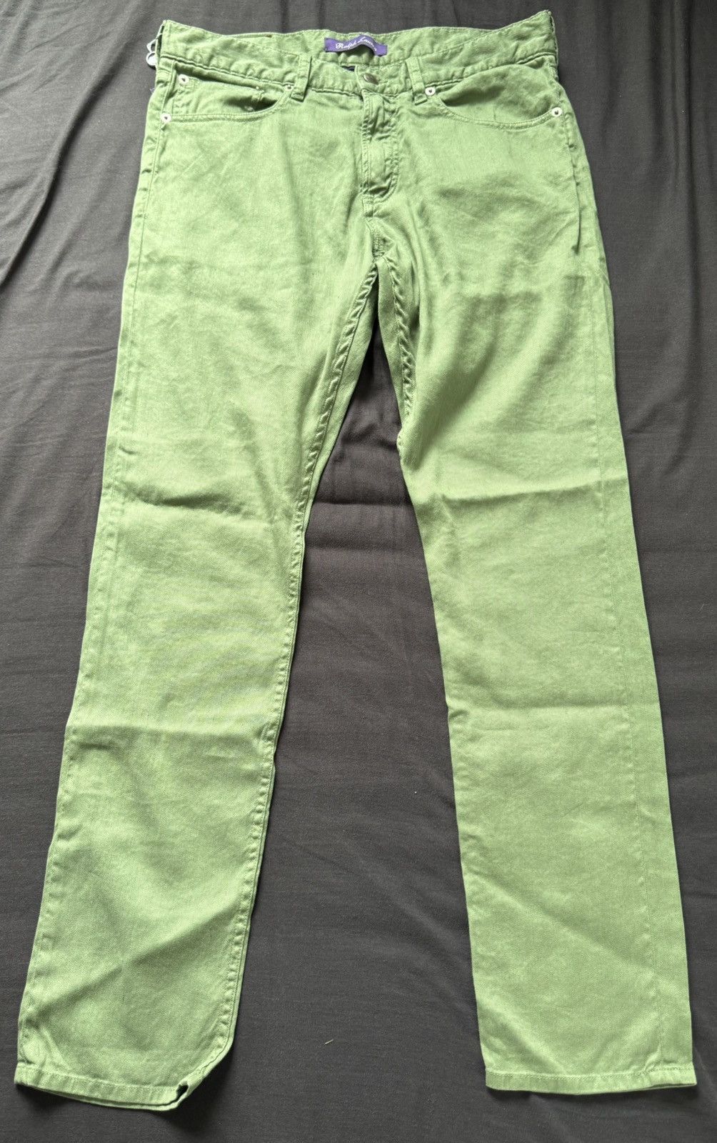Ralph Lauren Purple Label Green Slim Fit Denim