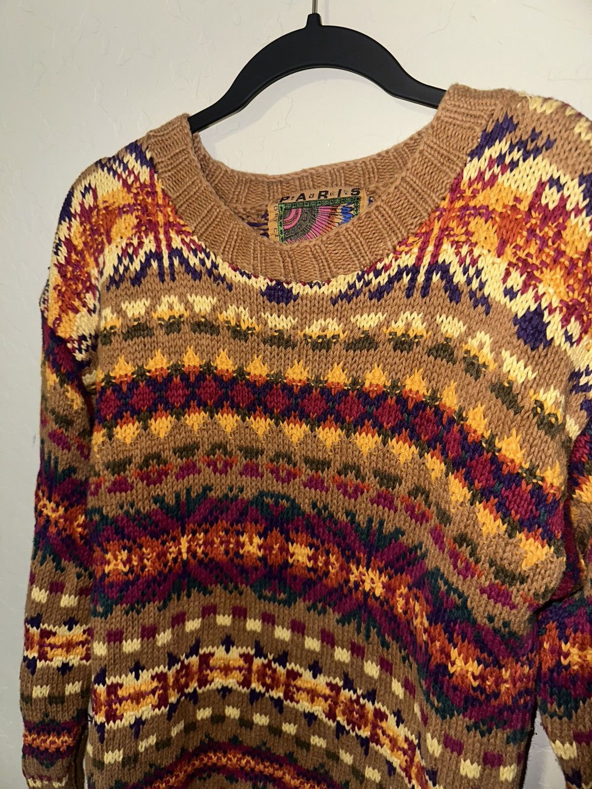 Vintage Vintage Paris Sports Club Knitwear Sweater Size US M / EU 48-50 / 2 - 4 Thumbnail