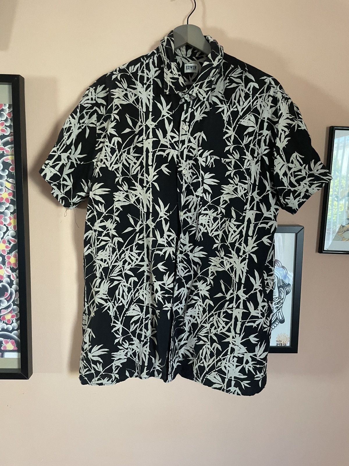 Edwin Edwin Nimes Bamboo Short Sleeves Linen Shirt Size US L / EU 52-54 / 3 - 2 Thumbnail