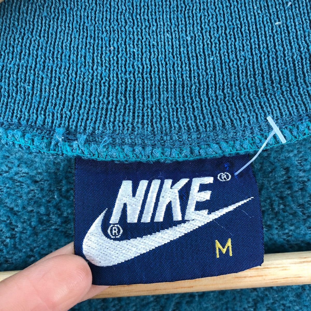 Nike Vintage 80s NIKE BLUE TAG Usa Full Zipper Sweater Size M / US 6-8 / IT 42-44 - 5 Thumbnail