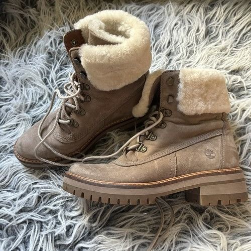 Timberland Timberland Women's Courmayeur Valley Sz 6 Shearling Waterpro Size US 6 / IT 36 - 5 Thumbnail