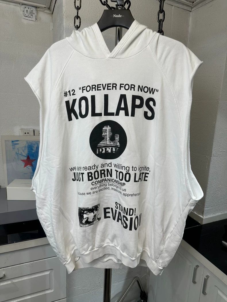 Raf Simons Sleeveless Hoodie Sweatshirt