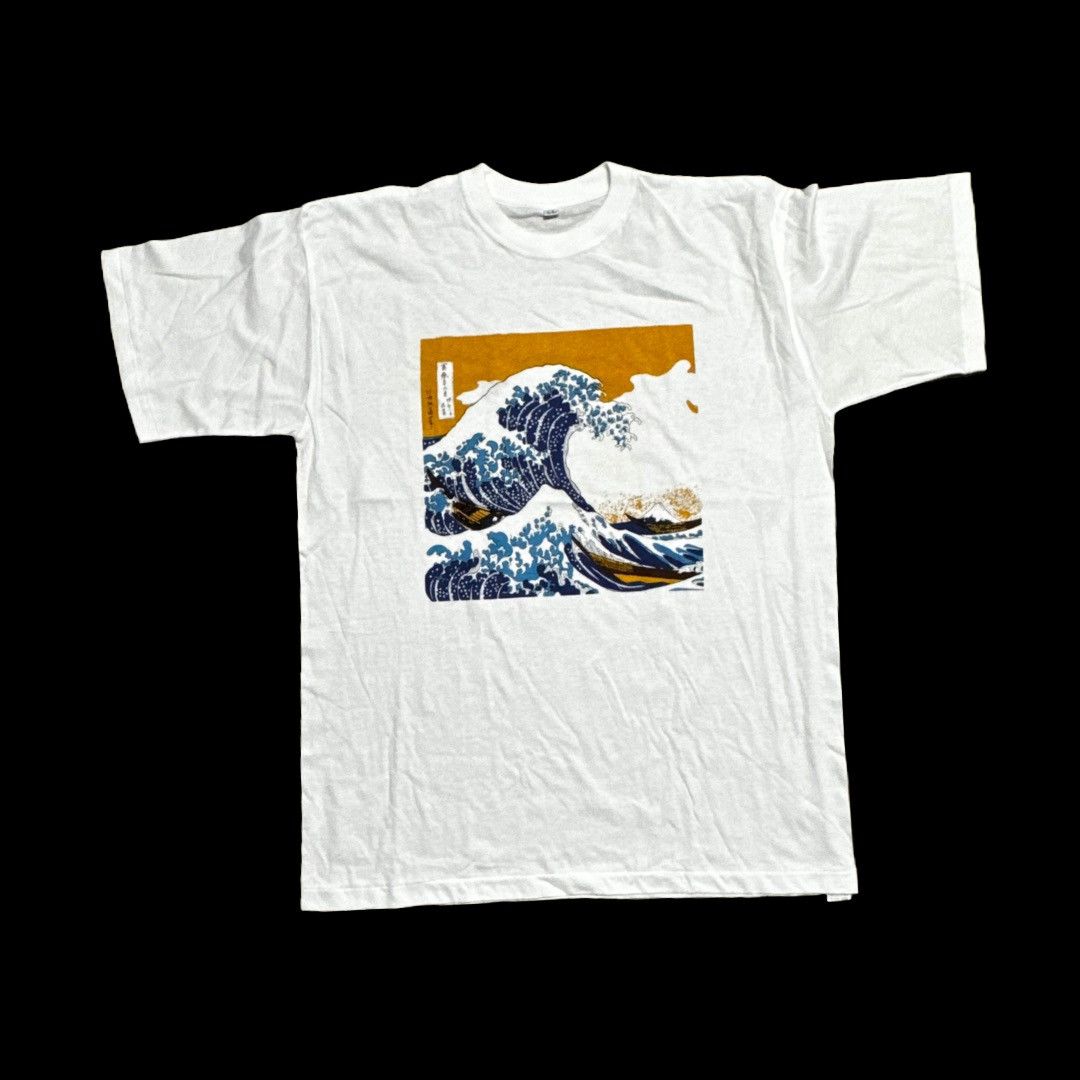 Japanese Brand Men's Large Hokusai Great Wave T-Shirt Size US L / EU 52-54 / 3 - 1 Thumbnail