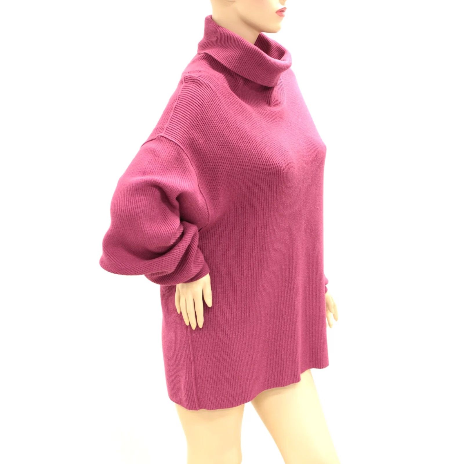 Free People Free People Women's Tunic Sweater in Berry Crush Size Medium Size M / US 6-8 / IT 42-44 - 4 Thumbnail